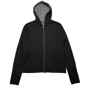 Paka Breathe Alpaca Full Zip Hoodie Women's Large Pima Lined Minimalist